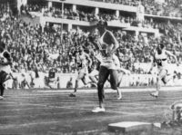 An IAAF World Athletics Heritage Plaque will be erected in the American sprint legend Jesse Owens', seen at the 1936 Berlin Olympics, honour at Ferry Field in Ann Arbor, Michigan