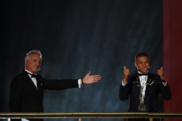 Kylian Mbappe wins best young player prize at Ballon d'Or ceremony