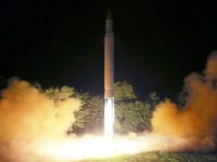 North Korea's intercontinental ballistic missile (ICBM), Hwasong-14 lauched at an undisclosed place in North Korea in July 2017 North Korea's intercontinental ballistic missile (ICBM), Hwasong-14 lauched at an undisclosed place in North Korea in July 2017
