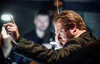 Russian-American conductor and pianist Ignat Solzhenitsyn, son of famous Russian writer and dissident Alexander Solzhenitsyn, rehearsing the opera based on his father's story