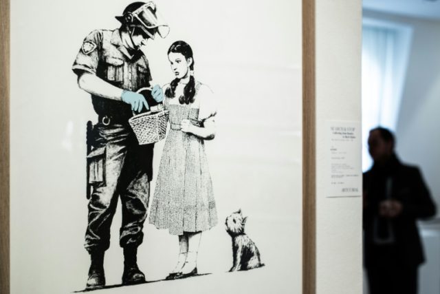 Banksy's works on show in Madrid without his approval