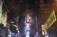 The ball drops to enter in the new year during New Year's Eve celebrations in Times Square on January 1, 2018 in New York -- the plaza is an iconic must-see for tourists