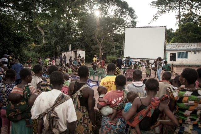 Roving cinema plays public service role in Central Africa