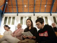 The Tamrazyan family have been sheltering for nearly two months at a church in The Hague, which has taken advantage of a loophole in Dutch law to keep police at bay Dutch prayer vigil family 'hopeful' of asylum