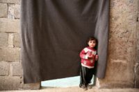 The residents of the underground camp in Al-Bab were displaced by the Syrian war, sometimes several times, mostly from the eastern province of Deir Ezzor