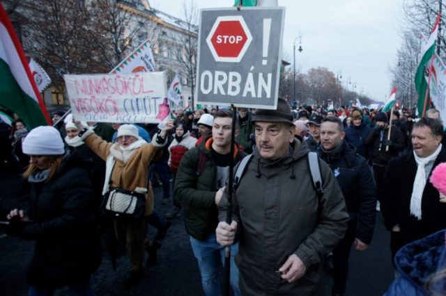 Hungarian public broadcaster becomes focus of wave of protests