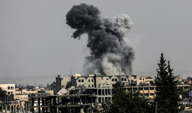 In its air campaign, the US and partner nations have spent years pounding IS targets Trump pulls back from Middle East as Putin rejoices