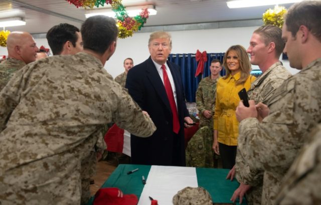 US President Donald Trump makes surprise Iraq visit