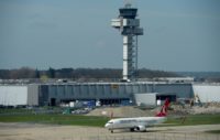 Airport traffic traffic was suspended and part of a terminal closed at Hanover airport after a man "broke through a barrier in a car which went on the runway"