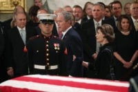 In Capitol, Bush remembered as 'great man' and 'gentle soul'