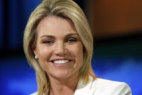 Trump UN Ambassador Heather Nauert In this Aug. 9, 2017, file photo, State Department spokeswoman Heather Nauert speaks during a briefing at the State Department in Washington. President Donald Trump is expected to nominate Nauert to be the next U.S. ambassador to the United Nations. Two administration officials confirmed Trump’s plans. A Republican congressional aide said the president was expected to announce his decision by tweet on Friday morning, Dec. 7, 2018. The officials were not authorized to speak publicly. (AP Photo/Alex Brandon, File) The Associated Press