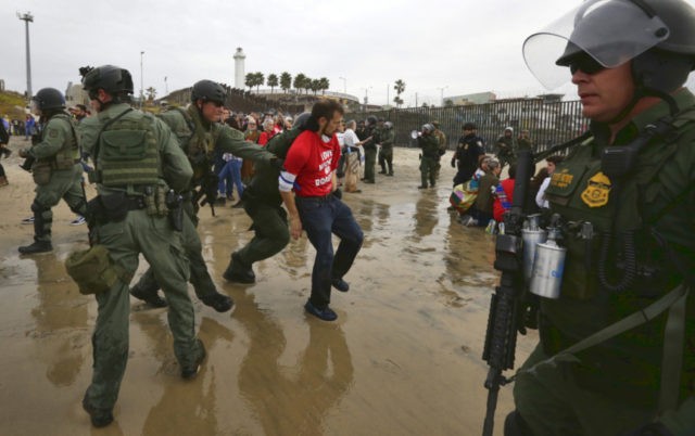 Border Patrol Arrests 32 At San Diego Demonstration - Breitbart