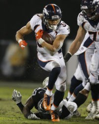 AP source: Broncos rookie Lindsay done for season