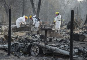 California wildfire cleanup workers fired for posting insensitive photos