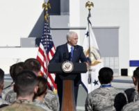 Trump orders establishment of Space Command, Pence visits space center