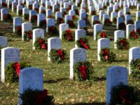 wreaths-alrington-national-cemetery-holiday-1217-ap Wreaths grace headstones at Arlington National Cemetery as Wreaths Across America places remembrance wreaths on the nearly 245,000 headstones at the cemetery in Arlington, Va., Saturday, Dec. 16, 2017. (AP Photo/Cliff Owen)