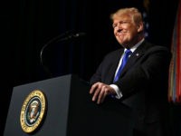 1-17-19-Pres-Donald-Trump-Pentagon-Getty ARLINGTON, VA - JANUARY 17: (AFP OUT) U.S. President Donald J. Trump speaks during a Missile Defense Review announcement on January 17, 2019 at the Pentagon, in Arlington, Virginia. Trump pushed for a more aggressive missle defense system to counter threats from North Korea, Russia and China. (Photo by Martin …