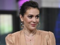 Actress Alyssa Milano participates in the BUILD Speaker Series to discuss the new Netflix original series "Insatiable" at AOL Studios on Tuesday, Aug. 7, 2018, in New York. (Photo by Evan Agostini/Invision/AP)