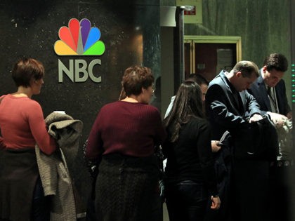 A tour group is searched before entering the studios at NBC headquarters in New York, Frid