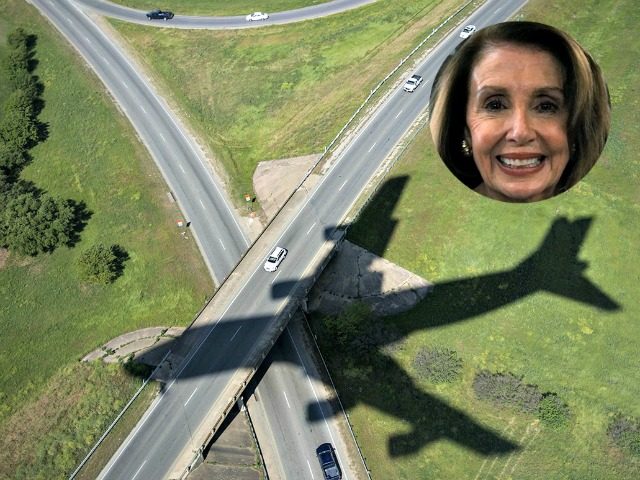 Airplane Shadow, Pelosi