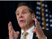 NEW YORK, NY - NOVEMBER 13: New York Governor Andrew Cuomo speaks during a press conference.