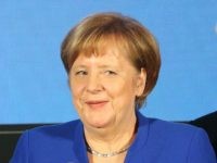 Angela Merkel German Chancellor Angela Merkel receives the American Fulbright Prize for International Understanding in Berlin on January 28, 2019. (Photo by Wolfgang Kumm / dpa / AFP) / Germany OUT (Photo credit should read WOLFGANG KUMM/AFP/Getty Images)