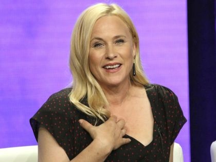 CORRECTS DATE TO MONDAY, AUG. 6 - Patricia Arquette participates in the "Escape at Dannemora" panel during the Showtime Television Critics Association Summer Press Tour at The Beverly Hilton hotel on Monday, Aug. 6, 2018, in Beverly Hills, Calif. (Photo by Willy Sanjuan/Invision/AP)