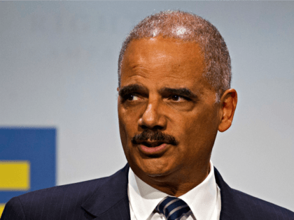 In this Sept. 15, 2018 file photo, former Attorney General Eric Holder addresses the Human Rights Campaign National Dinner in Washington, D.C. There's a lot of talk in Washington these days about whether that quaint politeness known as "civility" is possible — or even desirable — among the nation's political …