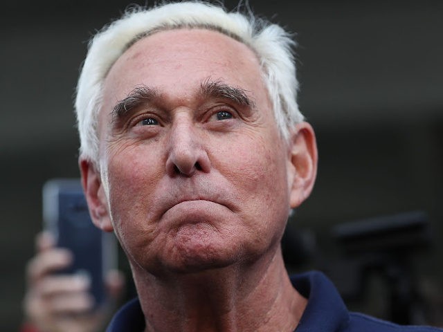 Roger Stone, a former advisor to President Donald Trump, leaves the Federal Courthouse on
