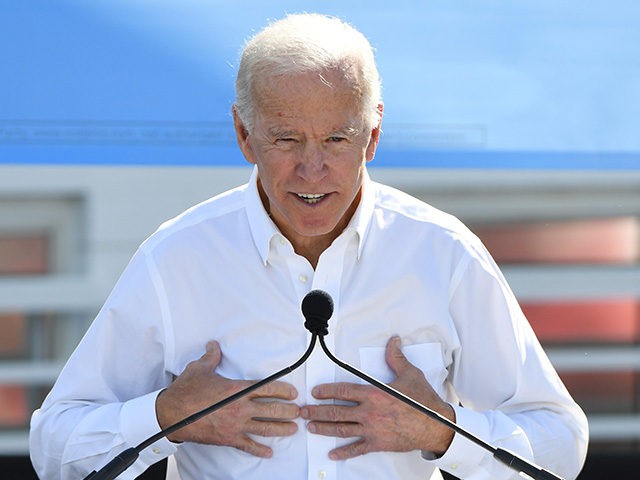 LAS VEGAS, NV - OCTOBER 20: Former U.S. Vice President Joe Biden speaks during a rally at