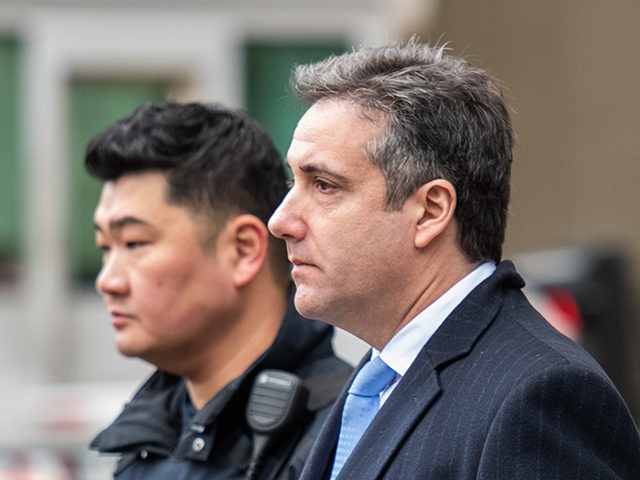 US President Donald Trumps former attorney Michael Cohen leaves US Federal Court in New York on December 12, 2018 after his sentencing after pleading guilty to tax evasion, making false statements to a financial institution, illegal campaign contributions, and making false statements to Congress. - US President Donald Trump's former …