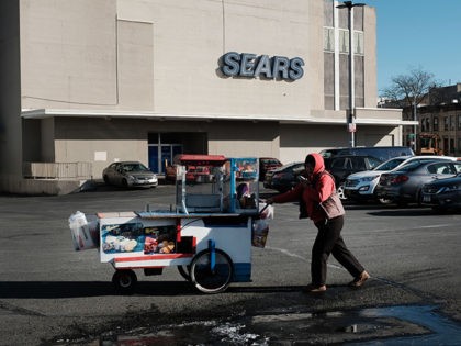 NEW YORK, NEW YORK - JANUARY 07: A Sears department store stands in Brooklyn on January 07, 2019 in New York City. If the bankrupt retail chain does not accept the only bid to save it, it could be forced to start the process of shutting down as soon as …