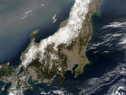 IN SPACE, JAPAN - MARCH 13: In this handout image provided by NASA, a satellite view of northeastern Japan following a massive earthquake captured March 13, 2011 at 03:55 UTC as seen from Space. An earthquake measuring 8.9 on the Richter scale has hit the northeast coast of Japan yesterday …