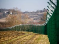 SLOVENIA-CROATIA-EUROPE-BORDER-MIGRANTS A barbed wire fence is set up along the Slovenian-Croatian border in Rakovec, in Slovenia on February 16, 2017. Slovenia on January 26, 2017 approved a bill allowing police to seal the border with Croatia to migrants in case of a new influx along the so-called Balkan route, sparking condemnation …