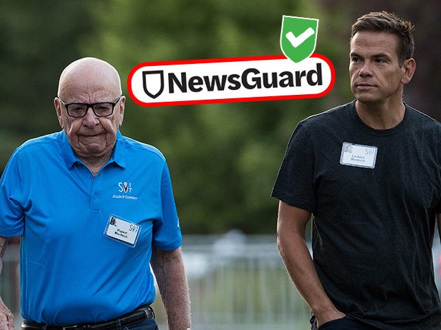 SUN VALLEY, ID - JULY 13: (L to R) Rupert Murdoch, executive chairman of News Corp and chairman of Fox News, and Lachlan Murdoch, co-chairman of 21st Century Fox, walk together as they arrive on the third day of the annual Allen