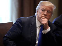 WASHINGTON, DC - JANUARY 09: U.S. President Donald Trump (R) presides over a meeting about immigration with Republican and Democrat members of Congress in the Cabinet Room at the White House January 9, 2018 in Washington, DC. In addition to seeking bipartisan solutions to immigration reform, Trump advocated for the …