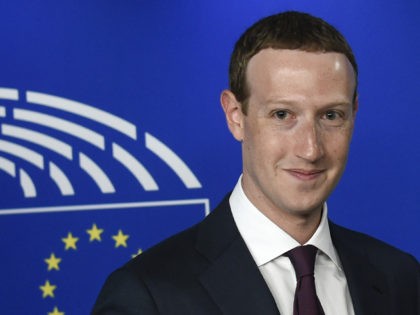 Facebook CEO Mark Zuckerberg arrives at the European Parliament, prior to his audition on