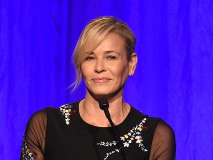 BEVERLY HILLS, CA - AUGUST 02: Host Chelsea Handler speaks onstage at the Hollywood Foreign Press Association's Grants Banquet at the Beverly Wilshire Four Seasons Hotel on August 2, 2017 in Beverly Hills, California. (Photo by Kevin Winter/Getty Images)
