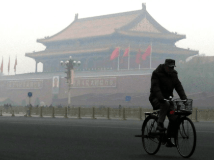 China's battle with smog began on Tuesday in cities in the North, including Beijing. File Photo by Stephen Shaver/UPI