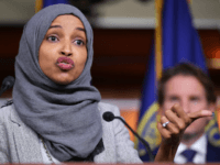 Representative-elect Ilhan Omar, D-MN, speaks during a press conference in the House Visitors Center at the US Capitol in Washington, DC on November 30, 2018. (Photo by MANDEL NGAN / AFP) (Photo credit should read MANDEL NGAN/AFP/Getty Images)