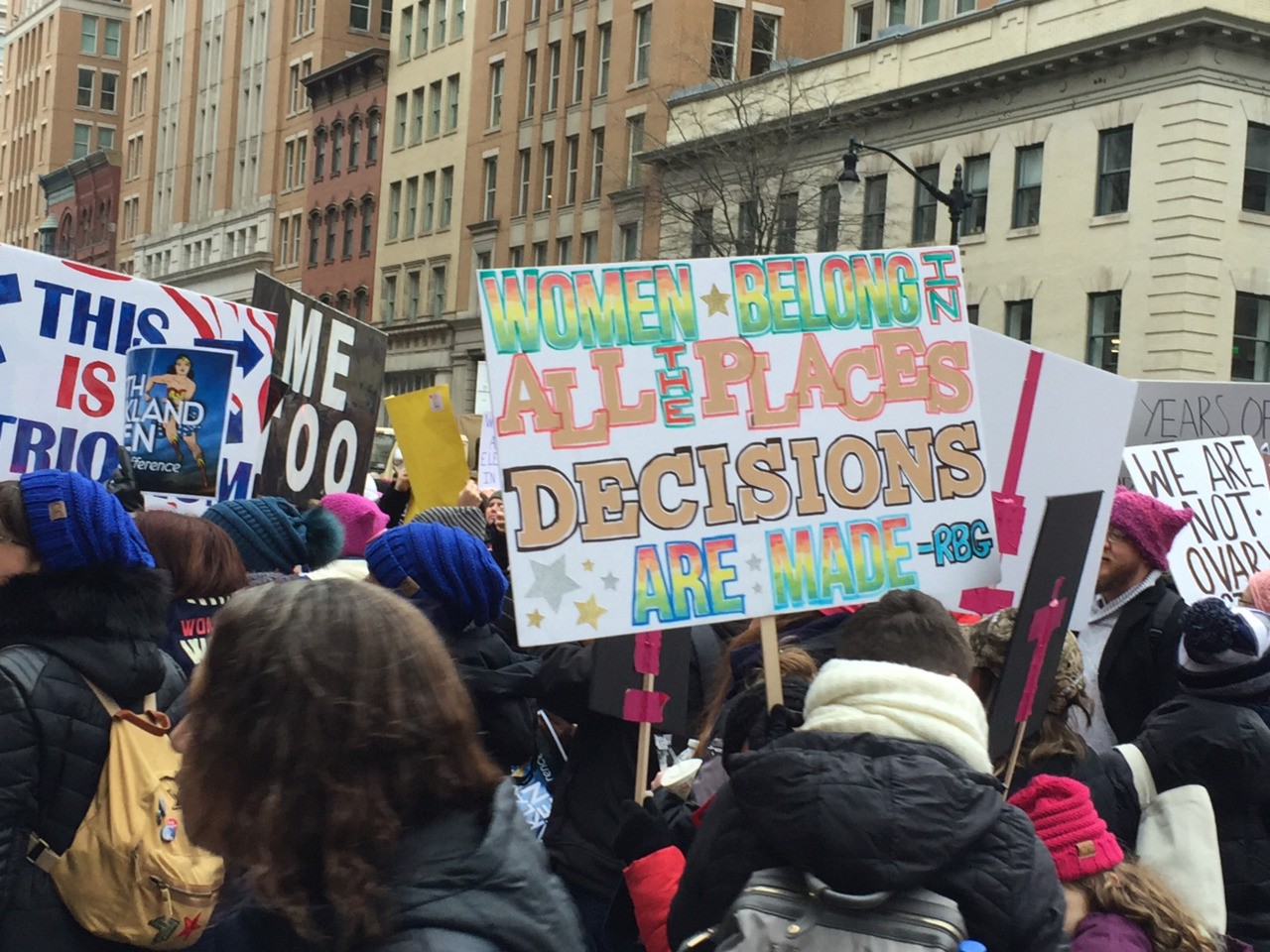 Photos Women S March Protesters Call For Trump To Drop