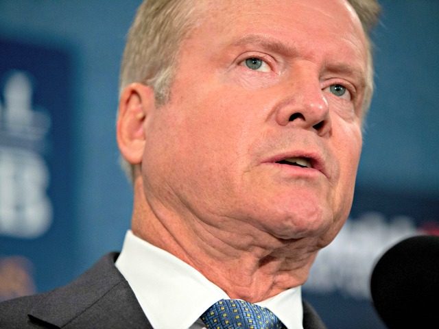DEM 2016 Webb Former Virginia Sen. Jim Webb announces he will drop out of the Democratic race for president, Tuesday, Oct. 20, 2015, during a news conference at the National Press Club in Washington.