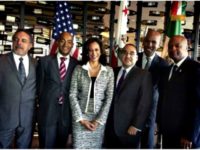 Kamala Harris with Team