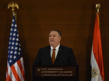 Mike Pompeo in Cairo (Andrew Caballero-Reynolds / Getty)
