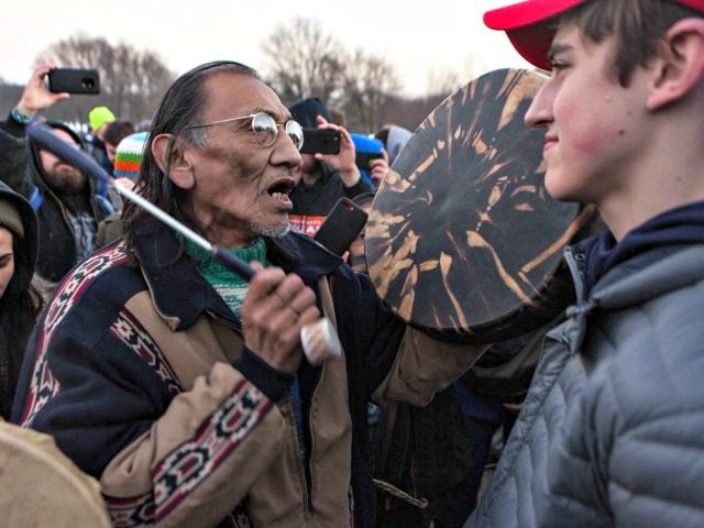 Nick Sandmann, Covington, Native American