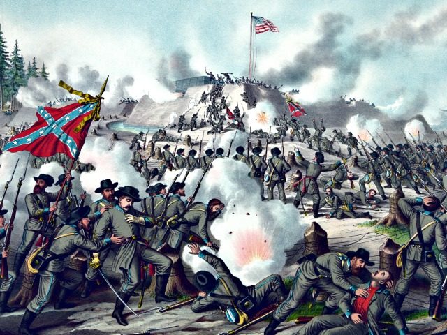 Painting- Civil War Battle