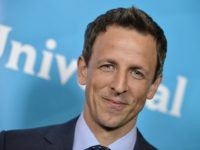 FILE - This July 13, 2014 file photo shows Seth Meyers at the NBC 2014 Summer TCA held at the Beverly Hotel in Beverly Hills, Calif. Meyers has a secure late-night seat at NBC for another five years. The network announced Wedneday, Jan. 13, 2016, that the "Saturday Night Live" …
