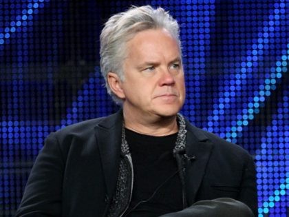 PASADENA, CA - JANUARY 07: Actors Tim Robbins (L) and Diane Lane speak during the 'Cinema Verite' panel at the HBO portion of the 2011 Winter TCA press tour held at the Langham Hotel on January 7, 2011 in Pasadena, California. (Photo by Frederick M. Brown/Getty Images)