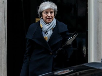 LONDON, ENGLAND - JANUARY 15: British Prime Minister Theresa May leaves Number 10 Downing