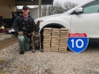 Fayette County Sheriff's Office Sergeant Randy Thumann and Kolt seize $5 million in cocaine during a traffic stop in Texas. (Photo: Fayette County Sheriff's Office/Lt. David Beyer)